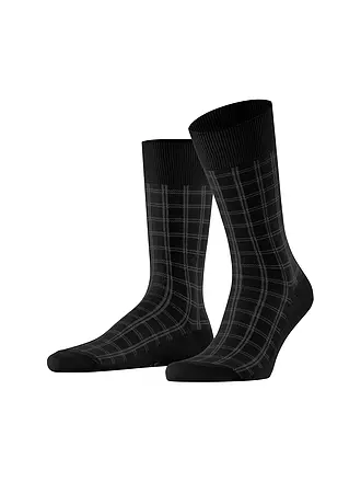 FALKE | Chaussettes homme MODERN TAILOR, light greymel. | schwarz